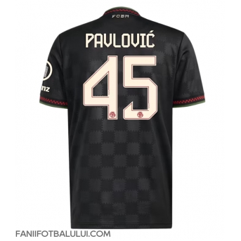 Bayern Munich Aleksandar Pavlovic #45 Tricou Fotbal Replică 2025-26 Barbati Treilea